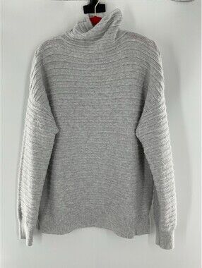 Marled Women’s Large Sweater Tight Neck Gray 096